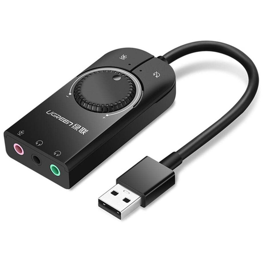 Звуковая карта UGREEN CM129 Black - 40964