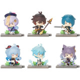 Набор фигурок miHoYo Genshin Impact Battlestance Series Blind Box Liyue Harbor (6974696617801)