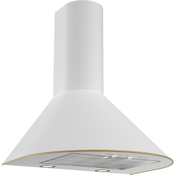 Вытяжка Elikor Эпсилон 60Н-430-П3Л White/Gold