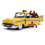 Коллекционная модель с фигуркой Jada Toys Metals Die-Cast Deadpool & 1957 Chevy Bel Air (30290)