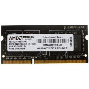 Оперативная память 4GB DDR-III 1600MHz AMD SO-DIMM (R534G1601S1S-U) OEM
