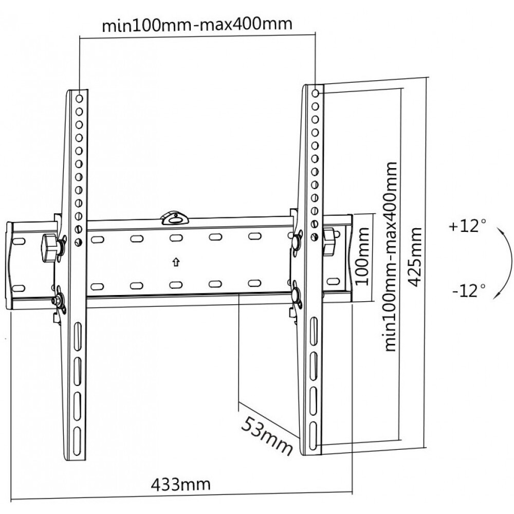 Кронштейн Benatek PLASMA-4B Black - фото 2