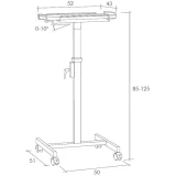 Мобильная стойка Digis Table UNO (DSTU)
