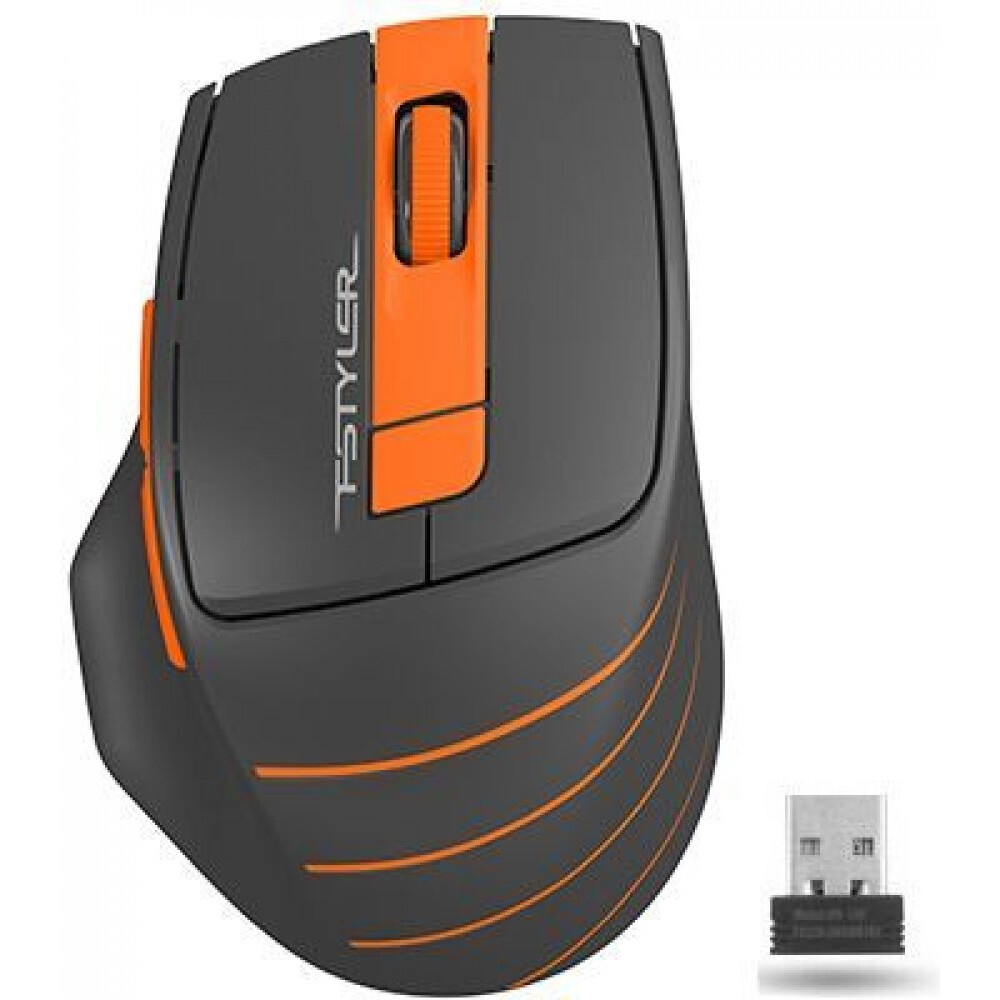Мышь A4Tech Fstyler FG30 Grey/Orange - Fstyler FG30 Grey/Orange 