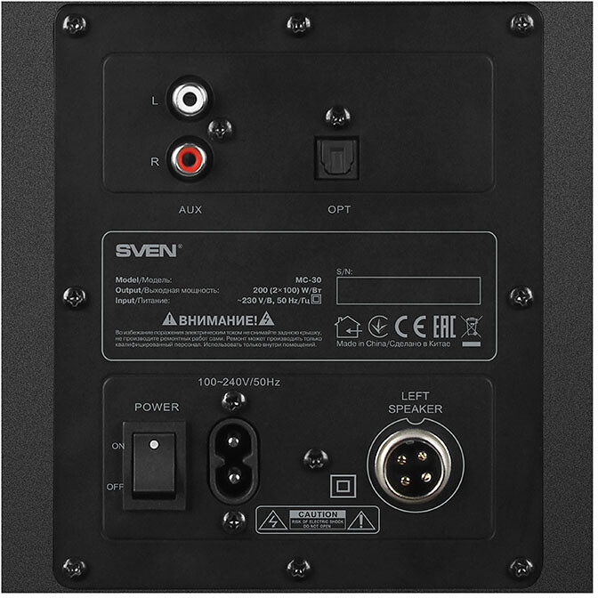 Колонки Sven MC-30 Black - SV-018894 - фото 6