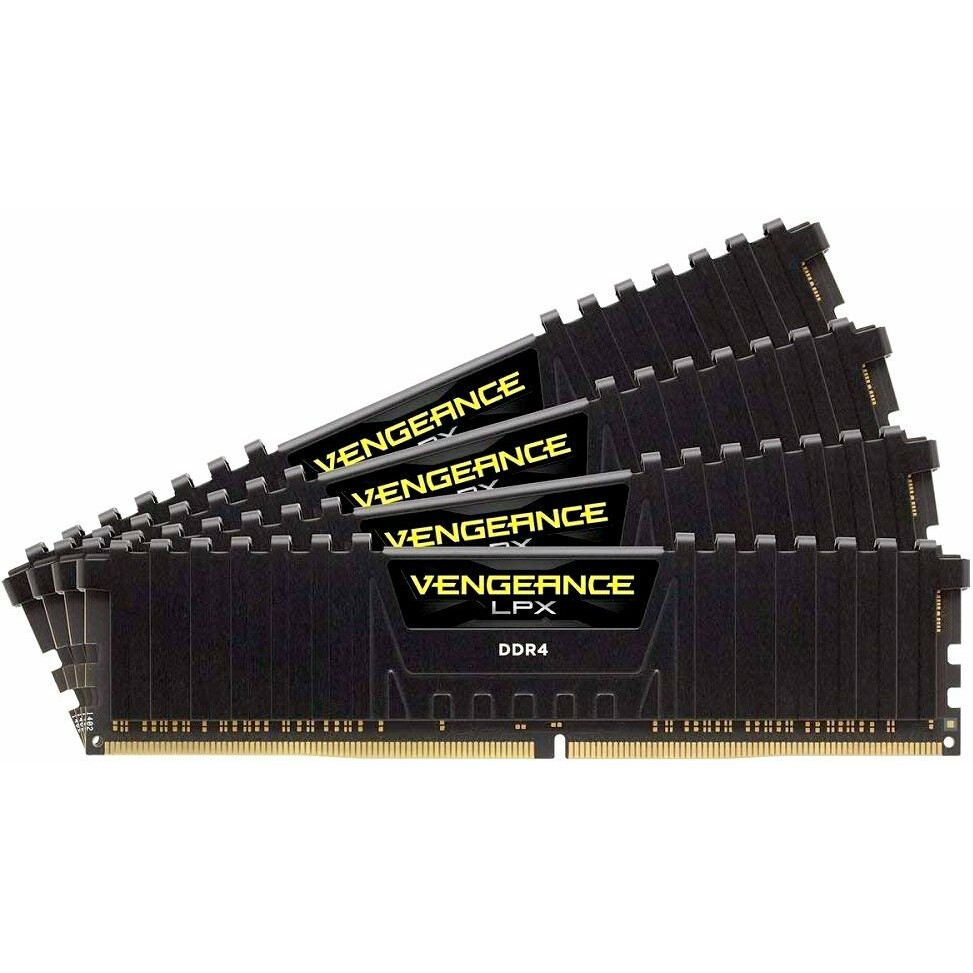 Оперативная память 64Gb DDR4 2400MHz Corsair Vengeance LPX (CMK64GX4M4A2400C16) (4x16Gb KIT)