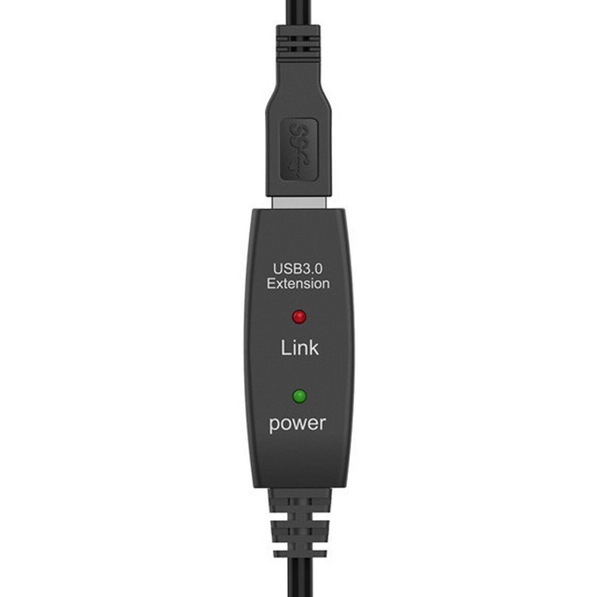 Кабель удлинительный USB A (M) - USB A (F), 15м, AOpen ACU827A-15M - фото 3