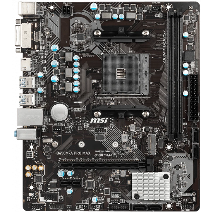 Материнская плата MSI B450M-A PRO MAX