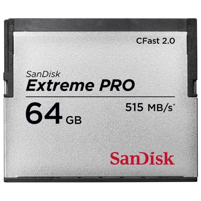 Карта памяти 64GB CFast SanDisk Extreme Pro  (SDCFSP-064G-G46D)