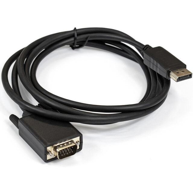 Кабель DisplayPort - VGA, 1.8м, ExeGate EX-CC-DPM-VGAM-1.8