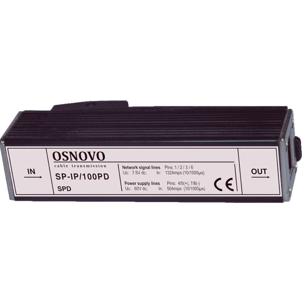 Устройство грозозащиты Osnovo SP-IP/100PD - фото 2