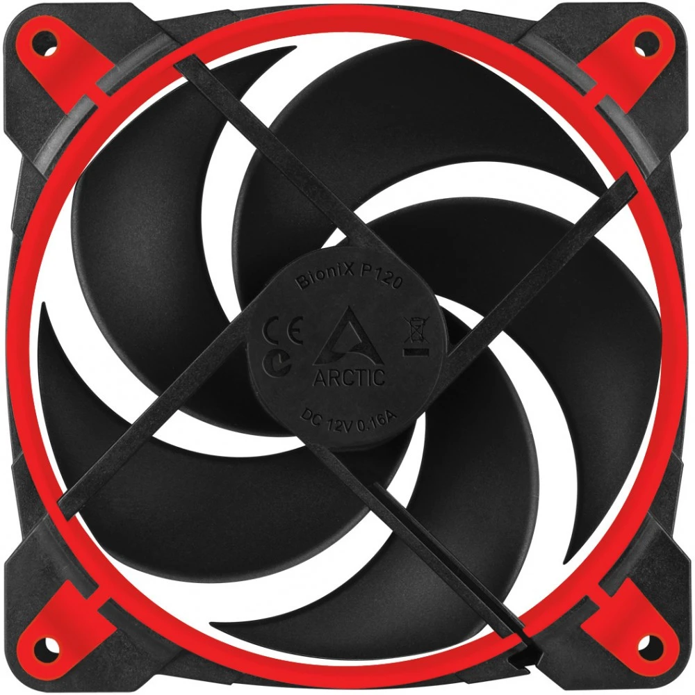 Вентилятор для корпуса Arctic BioniX P120 Red - ACFAN00115A - фото 2