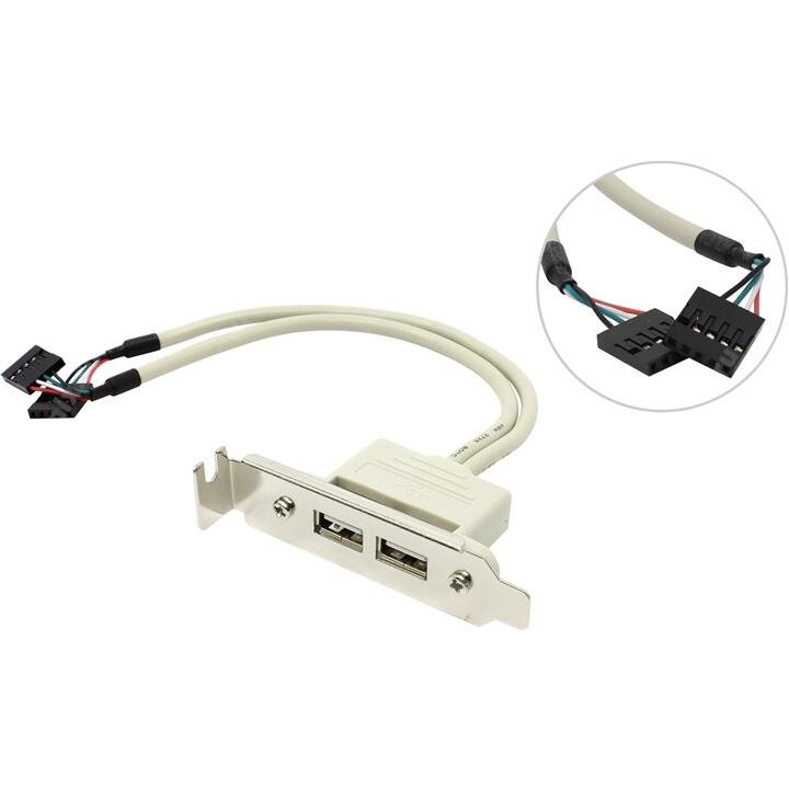 Задняя панель портов Espada EBRT-2USB2LOW