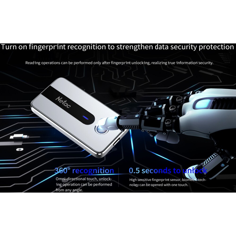 Внешний жёсткий диск 250Gb Netac Z11 (NT01Z11-250G-32SL) - фото 6