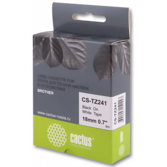 Ленточный картридж Cactus CS-TZ241