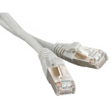 Патч-корд Hyperline PC-LPM-STP-RJ45-RJ45-C6-2M-LSZH-GY, 2м