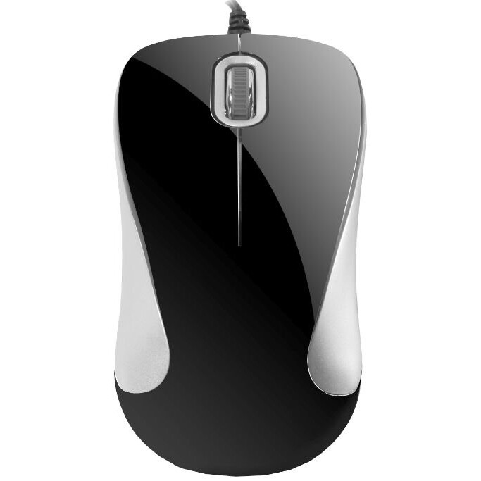 Мышь Delux DLM-377 Black/Silver - фото 2