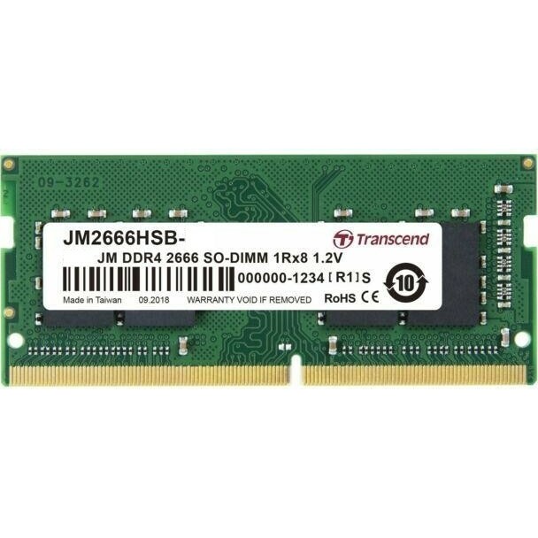 Оперативная память 16Gb DDR4 2666MHz Transcend SO-DIMM (JM2666HSB-16G)