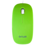 Мышь Delux DLM-111 White/Green (DLM-111BUWG)