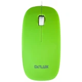 Мышь Delux DLM-111 White/Green (DLM-111BUWG)