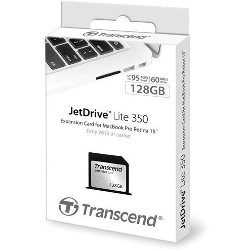 Карта памяти 128Gb SD Transcend JetDrive Lite 350 (TS128GJDL350) - фото 2