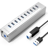 USB-концентратор Orico A3H10-SV Silver