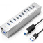USB-концентратор Orico A3H10-SV Silver