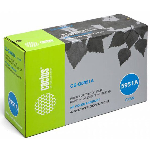 Картридж Cactus CS-Q5951A Cyan