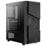 Корпус AeroCool Menace Saturn FRGB-G-BK-v1 Black (EN52618/FRGB-G-BK-v1)