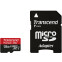 Карта памяти 128Gb MicroSD Transcend + SD адаптер (TS128GUSDU1)