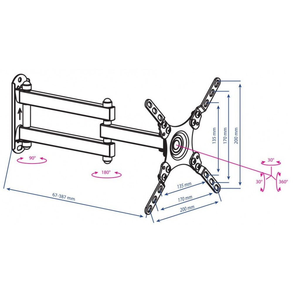 Кронштейн Kromax DIX-13 - фото 3
