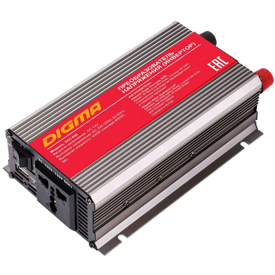 Автомобильный преобразователь напряжения Digma DCI-400