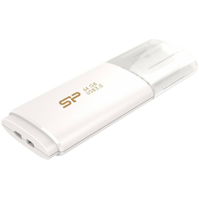 USB Flash накопитель 64Gb Silicon Power Blaze B06 White (SP064GBUF3B06V1W)