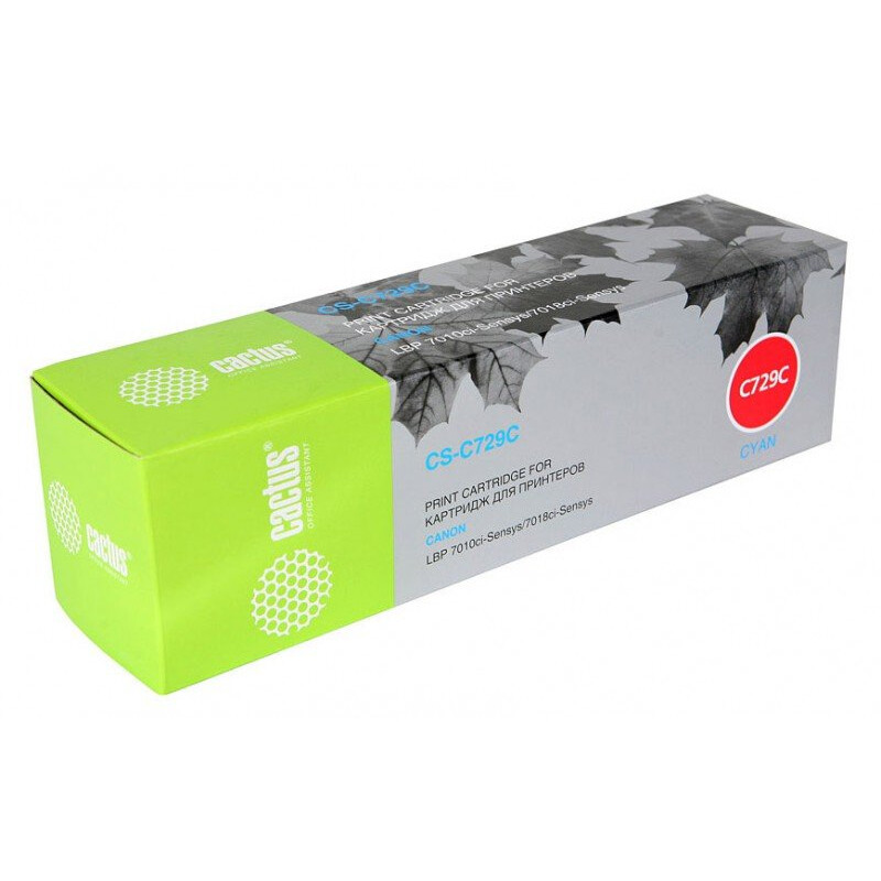 Картридж Cactus CS-C729C Cyan