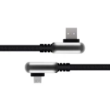 Кабель USB A (M) - microUSB B (M), 1.2м, Rombica MPQ-001 Black