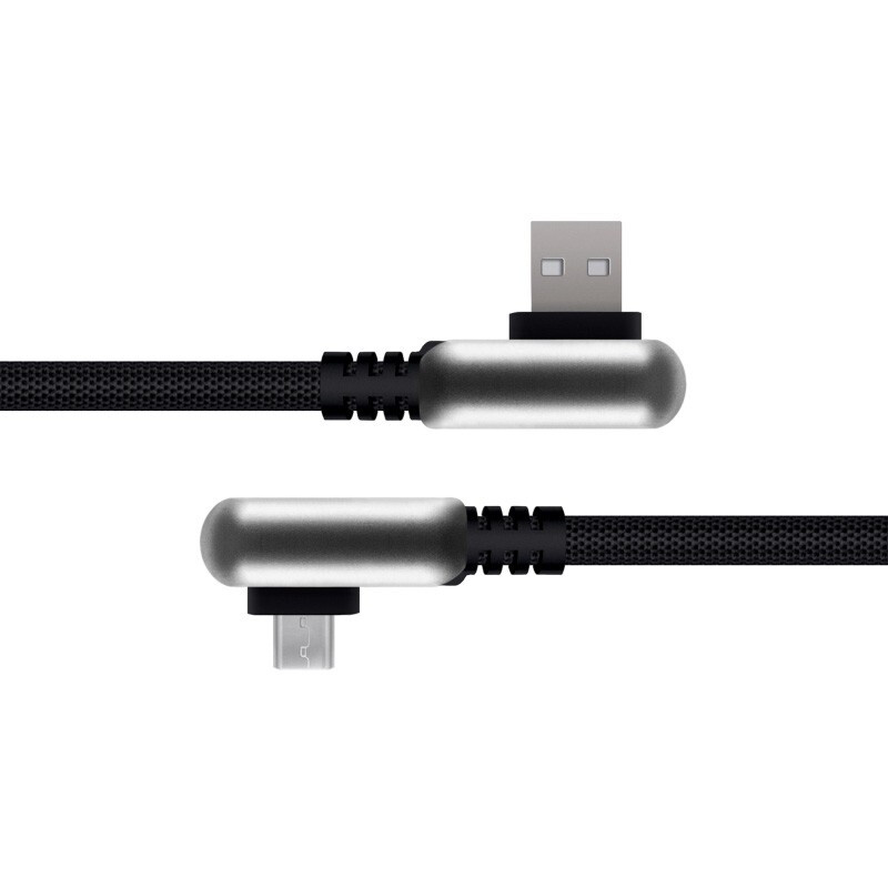 Кабель USB A (M) - microUSB B (M), 1.2м, Rombica MPQ-001 Black