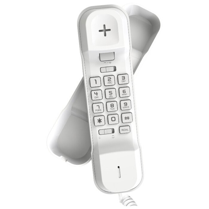 Проводной телефон Alcatel T06 White - фото 2