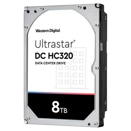 Жёсткий диск 8Tb SATA-III WD Ultrastar DC HC320 (0B36404/0B36452) - HUS728T8TALE6L4