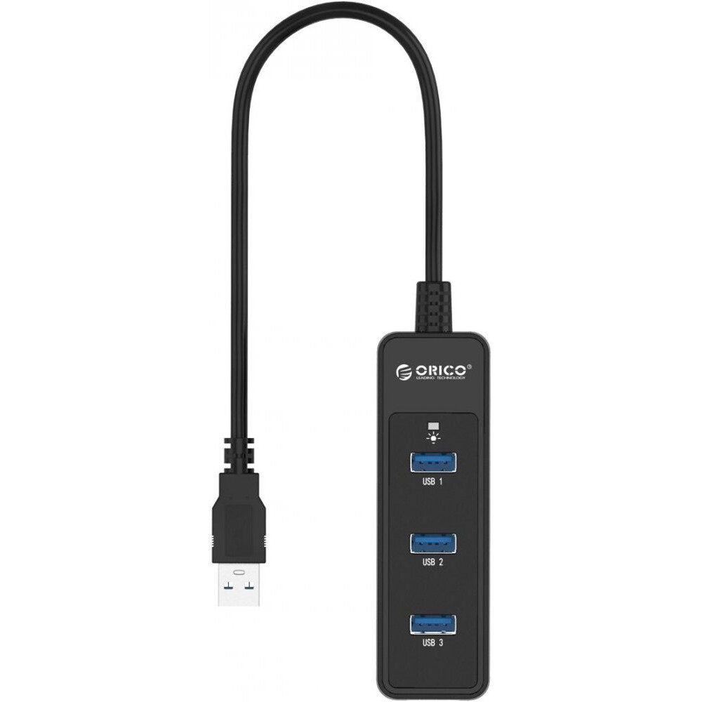 USB-концентратор Orico W5PH4-U3 Black - W5PH4-U3-BK - фото 3