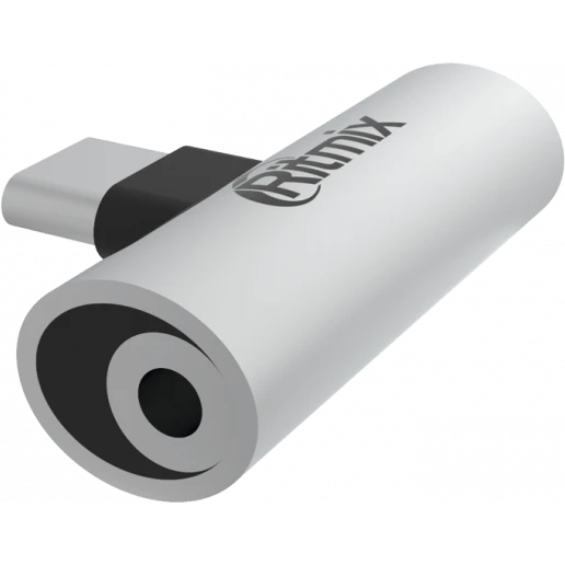 Переходник USB Type-C - 3.5 Jack/USB Type-C, Ritmix RCC-034 Silver - фото 2