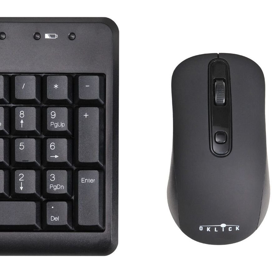 Клавиатура + мышь Oklick 270M Black - MK-5306 - фото 3