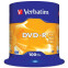 Диск DVD-R Verbatim 4.7Gb 16x Cake Box (100шт) (43549)