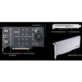Переходник PCI-E - M.2 ASUS Hyper M.2 X16 Card V2