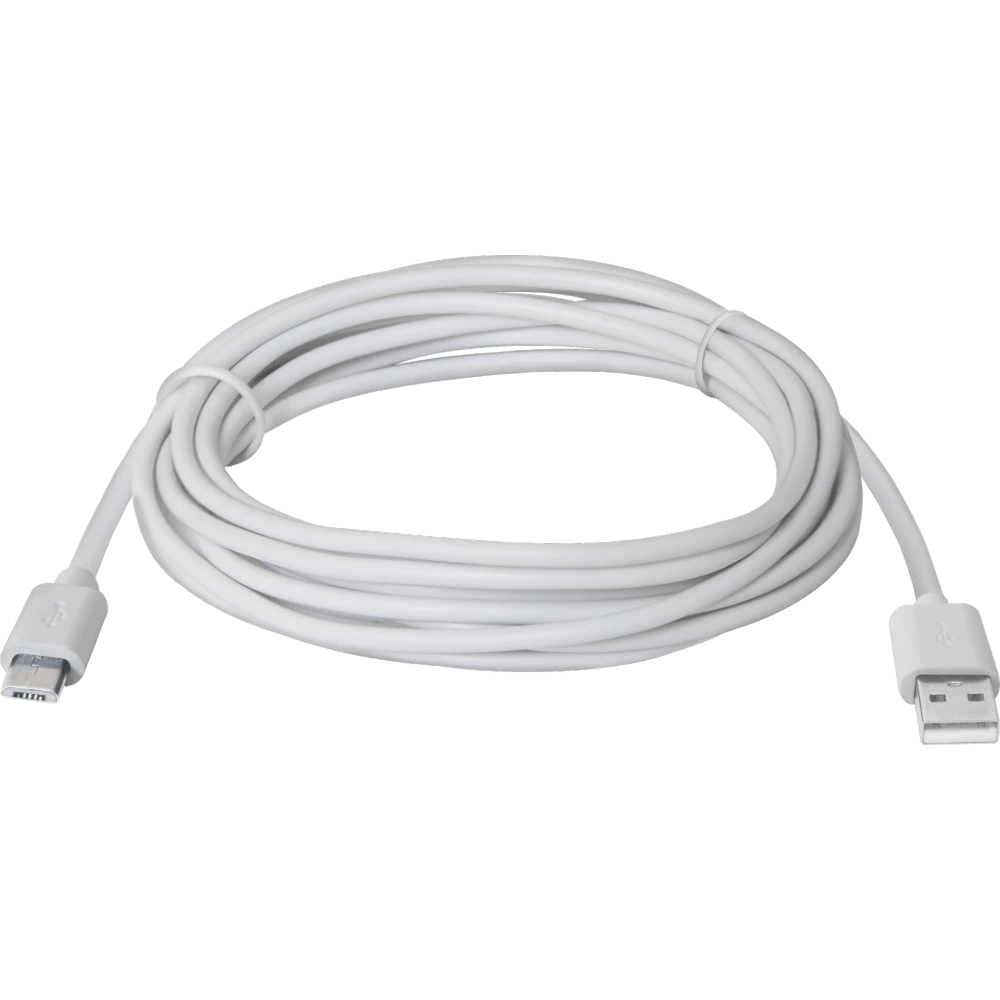 Кабель USB A (M) - microUSB B (M), 3м, Defender USB08-10BH White - 87468