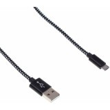 Кабель USB A (M) - microUSB B (M), 1м, Buro BHP RET MICUSB-BR Black