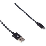 Кабель USB A (M) - microUSB B (M), 1м, Buro BHP RET MICUSB-BR Black