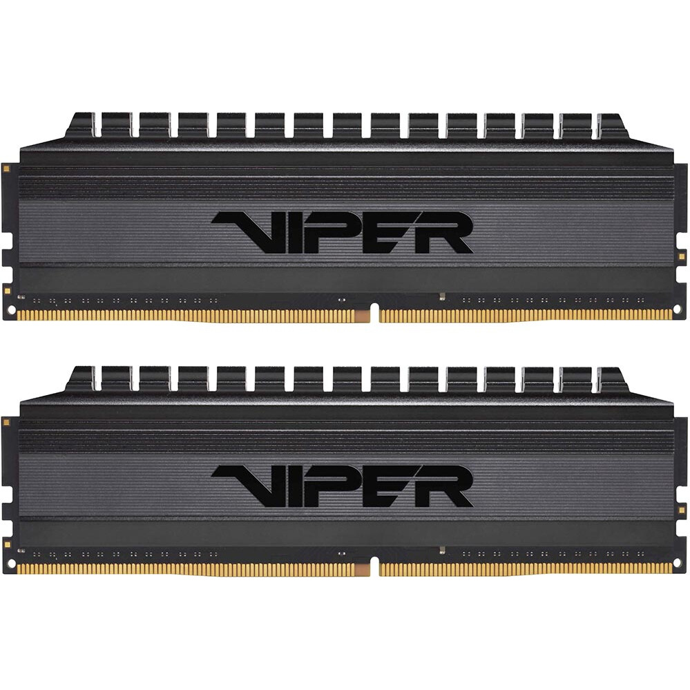 Оперативная память 8Gb DDR4 3000MHz Patriot Viper 4 Blackout (PVB48G300C6K) (2x4Gb KIT)