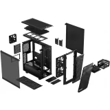 Корпус Fractal Design Meshify 2 Compact Light TG Black (FD-C-MES2C-03)