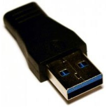 Переходник USB A (M) - USB Type-C (F), KS-IS KS-295