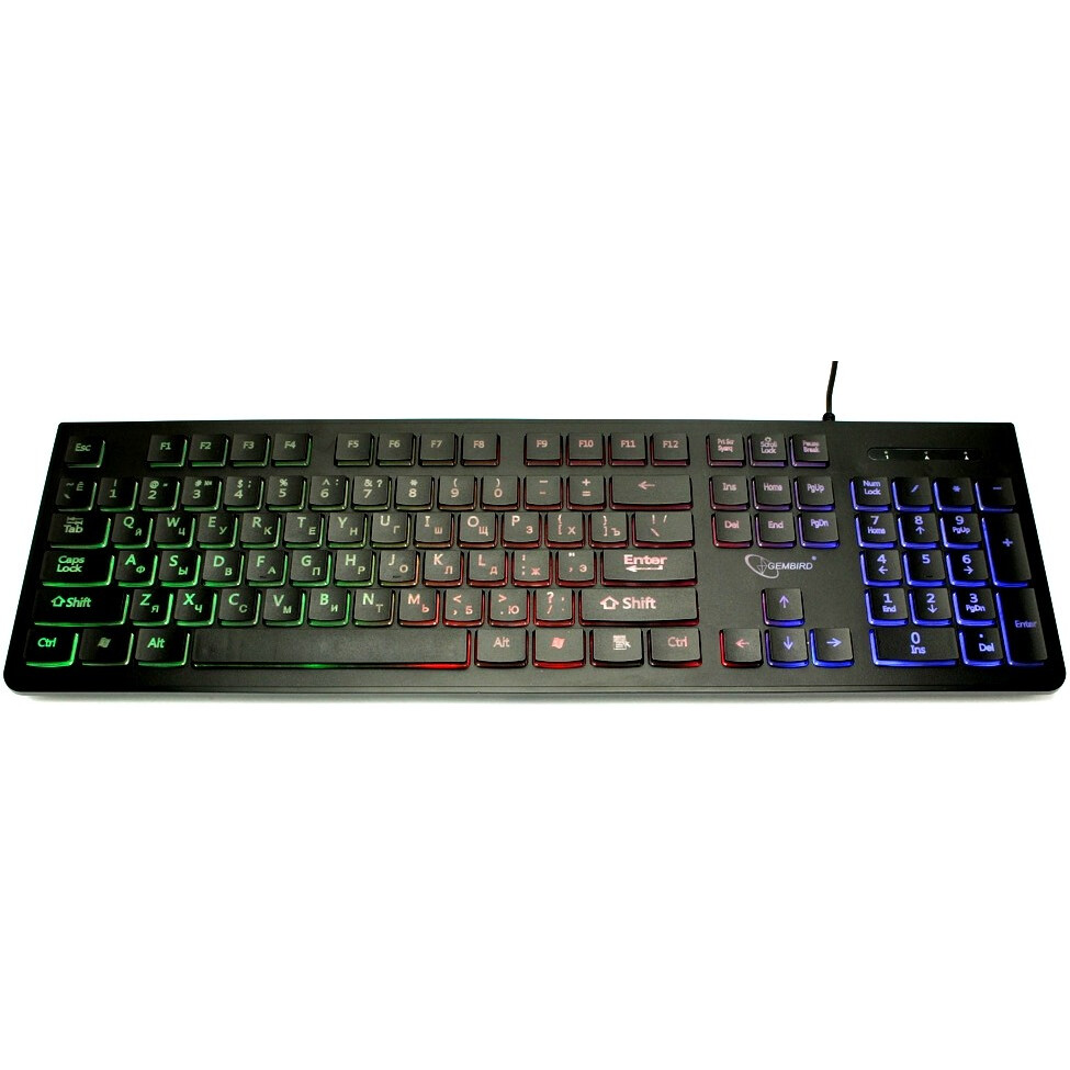 Клавиатура Gembird KB-250L Black - фото 2